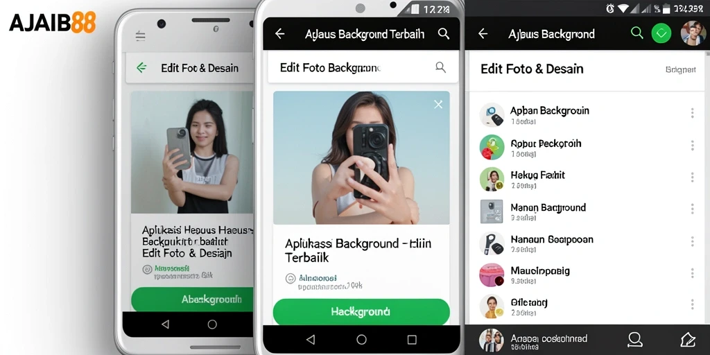 Antarmuka utama AJAIB88 untuk menghapus latar belakang gambar.