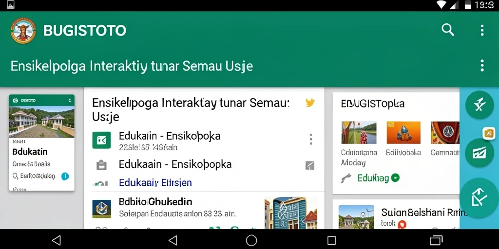 Tampilan antarmuka BUGISTOTO yang interaktif dan informatif.