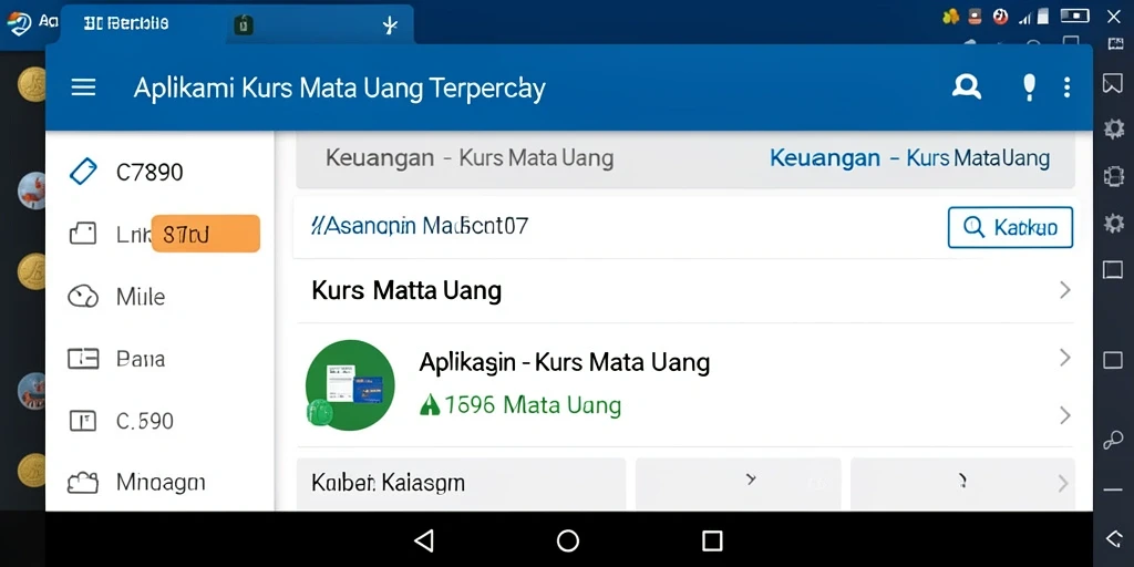 Tampilan antarmuka aplikasi C7890 yang informatif dan menarik.