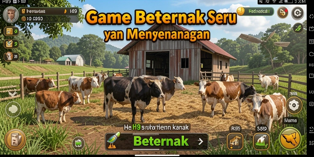 Tampilan antarmuka H89 yang menarik dan fungsional untuk beternak.
