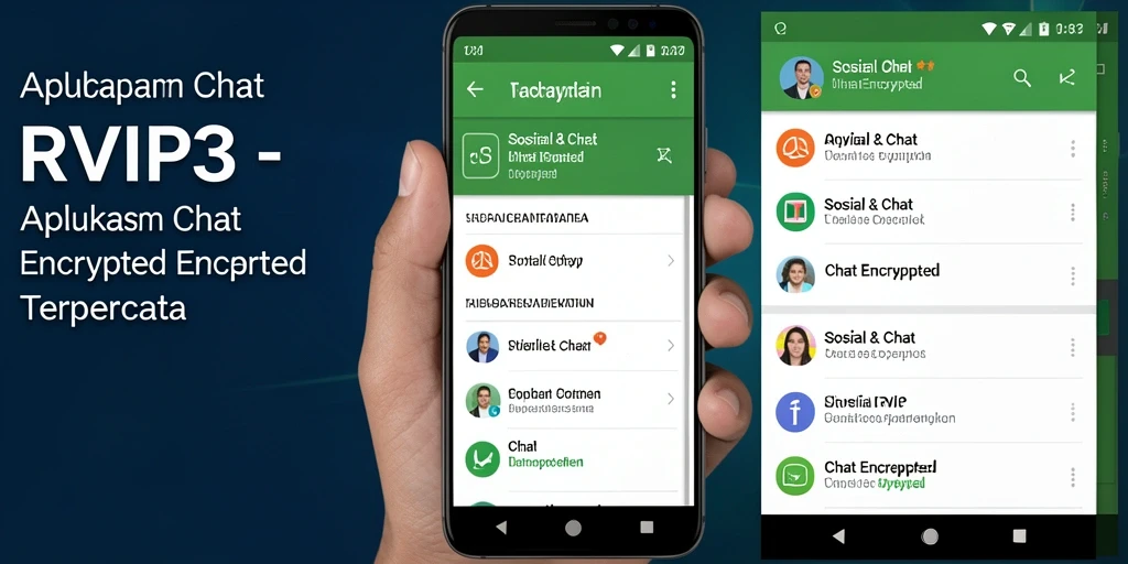 Antarmuka pengguna RVIP3 yang aman dan modern.