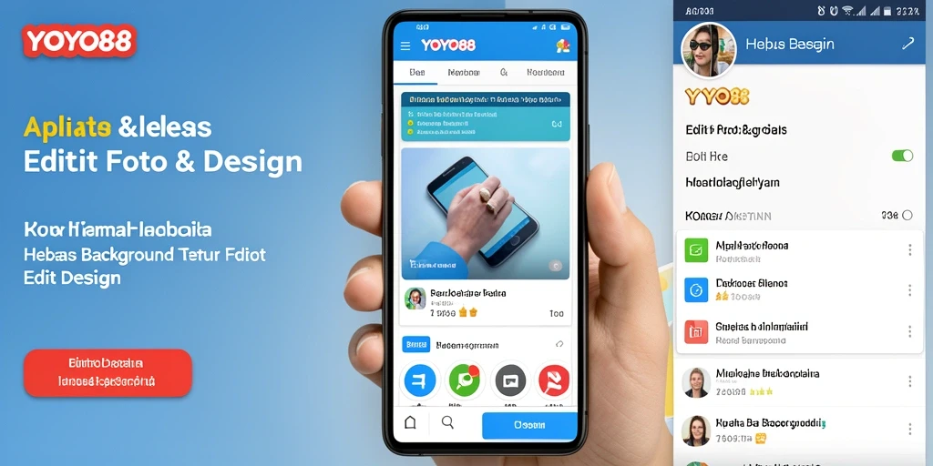 Tampilan antarmuka YOYO88 saat menghapus latar belakang gambar.
